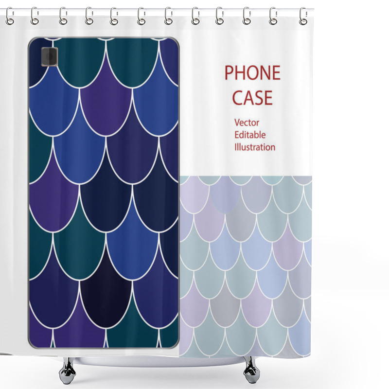 Personality  Mockup In Vector Shower Curtains