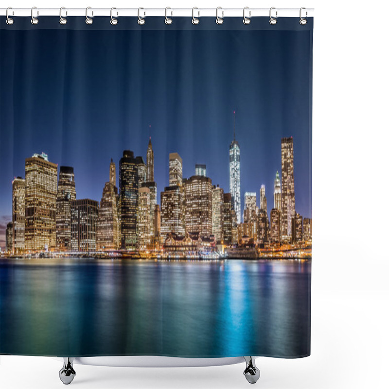 Personality  Financial District At Dusk Shower Curtains