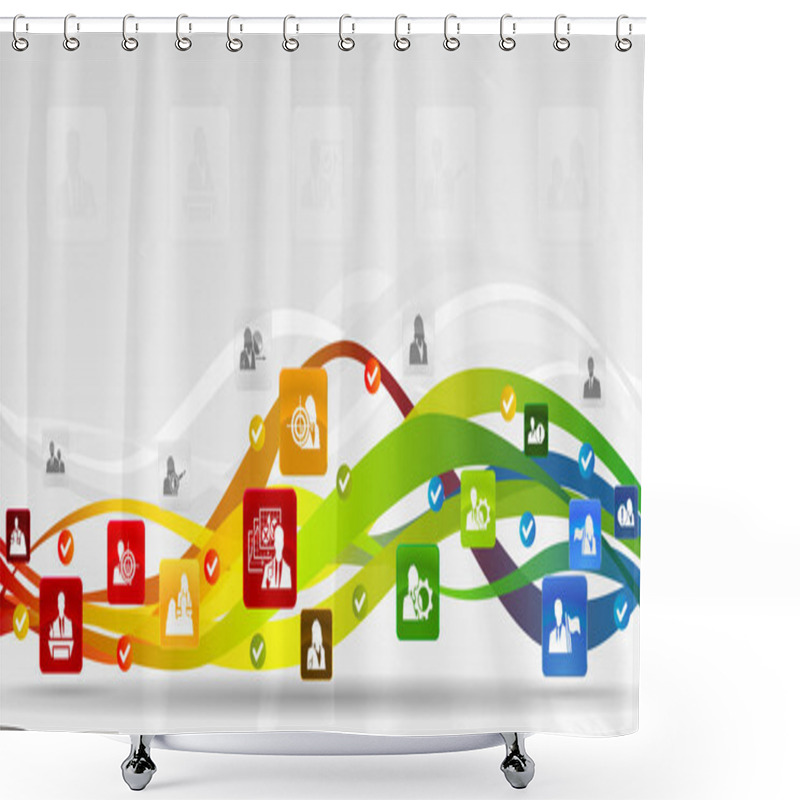 Personality  Human Resources Shower Curtains