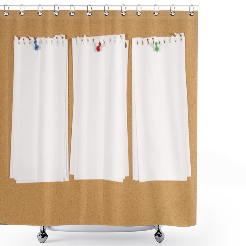 Personality  Bulletin Board Shower Curtains