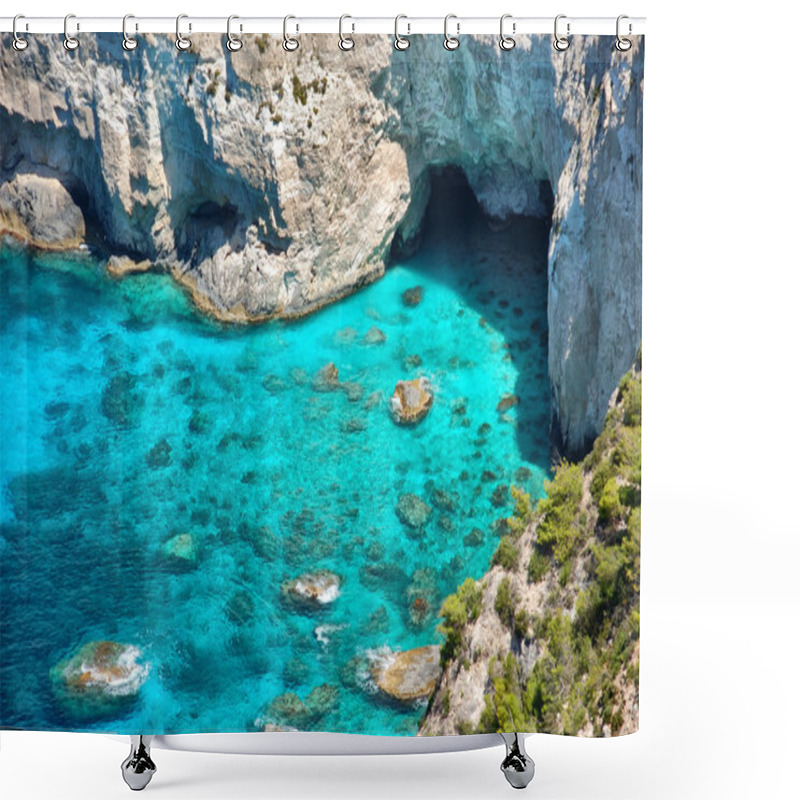 Personality  Rocky Beach Shower Curtains