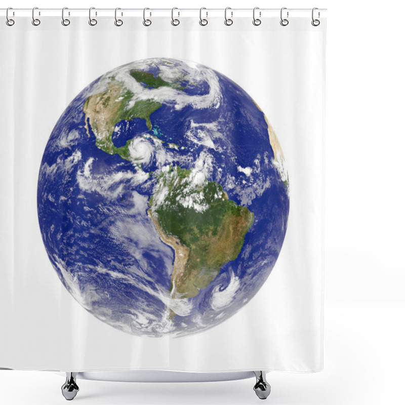 Personality  Earth Shower Curtains