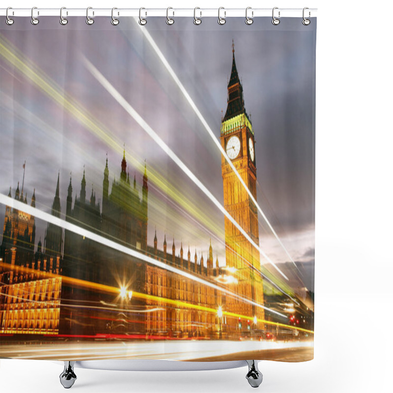 Personality  Palace Of Westminster At Night Shower Curtains