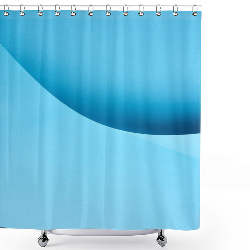 Personality  Light Blue Abstract Textured Paper Background Shower Curtains