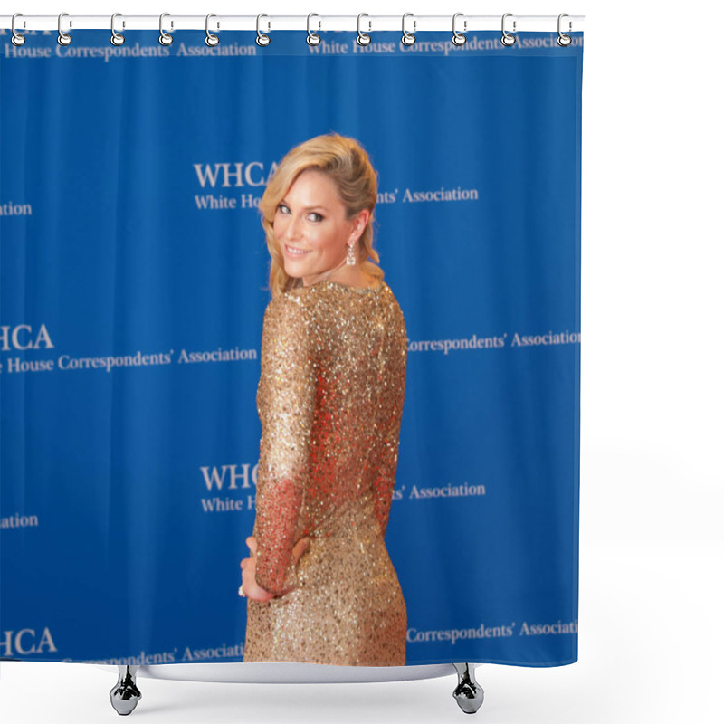 Personality  Olympic Skier Lindsey Vonn Shower Curtains