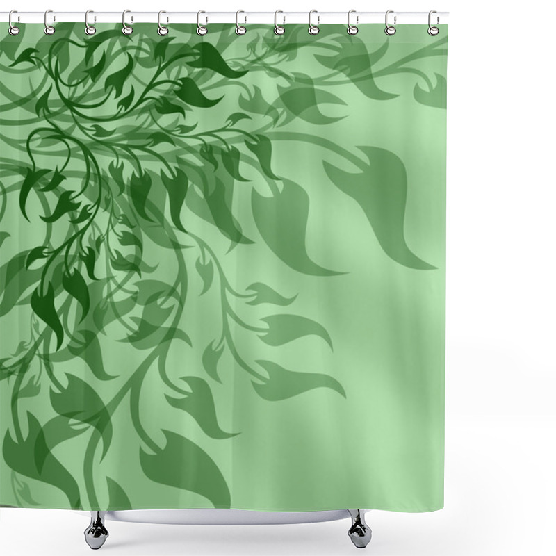 Personality  Branches And Leaves Shower Curtains