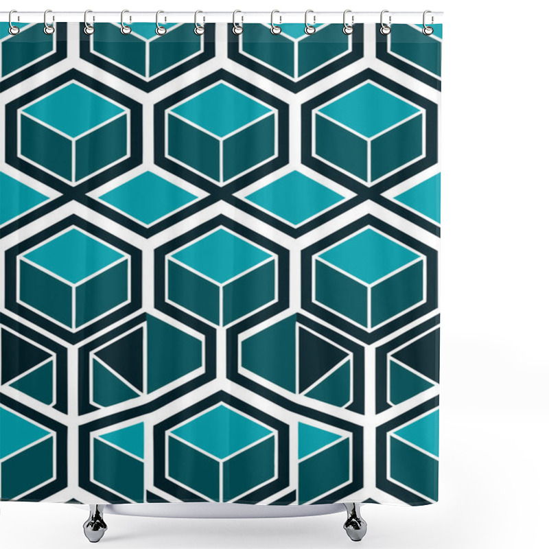 Personality  Seamless Abstract Line Pattern Vector For Textiles, Branding, And Modern Graphic Design Shower Curtains