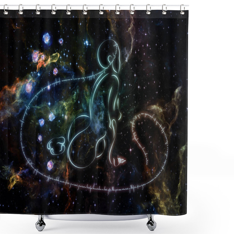 Personality  Propagation Of Rhyme Shower Curtains