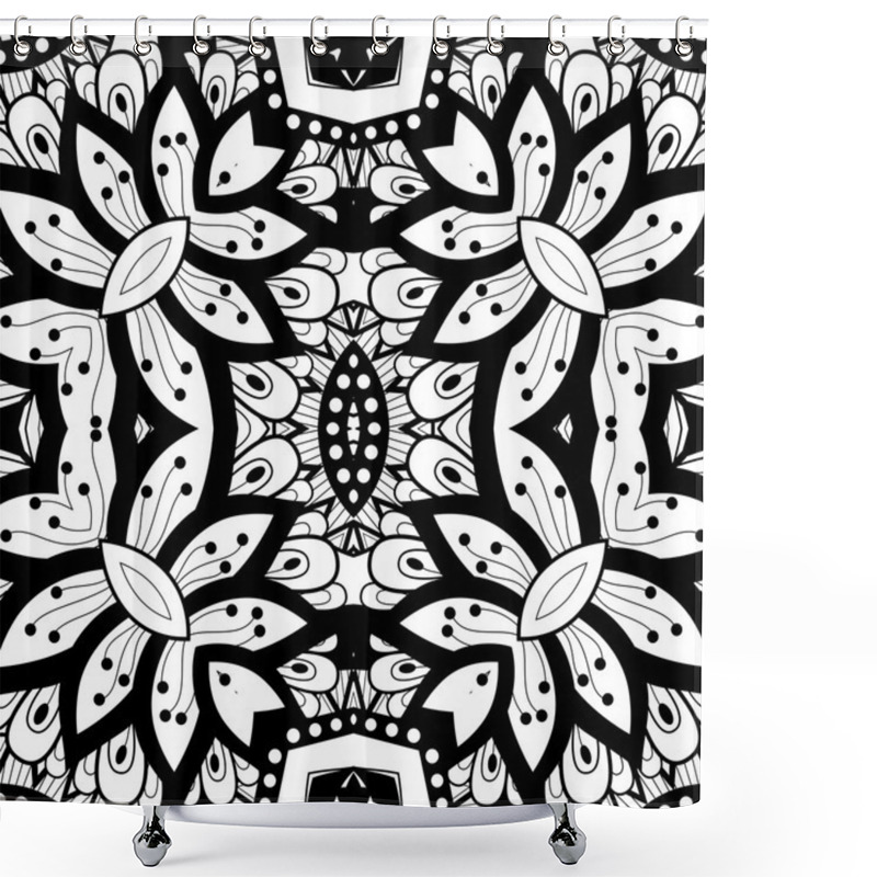 Personality  Abstract Tribal Pattern Shower Curtains