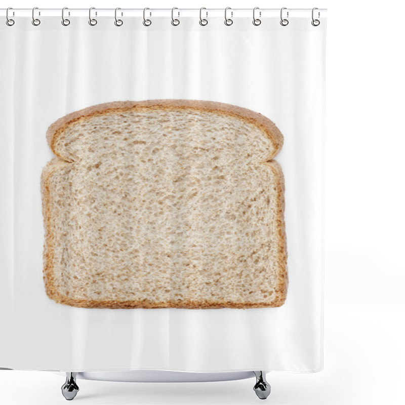 Personality  938 Slice Of Brown Bread Shower Curtains