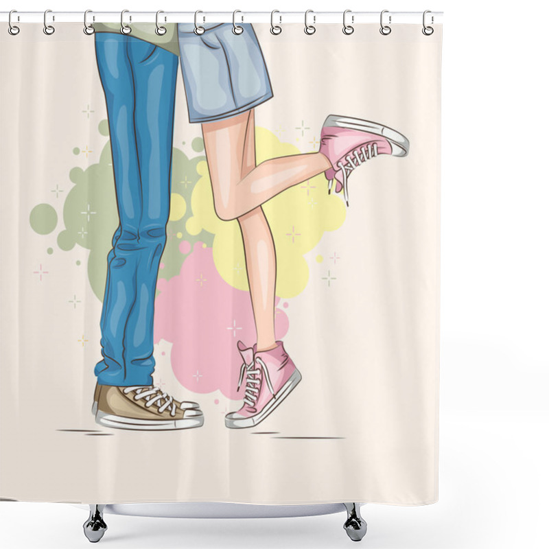 Personality  Happy Valentine's Day! Shower Curtains