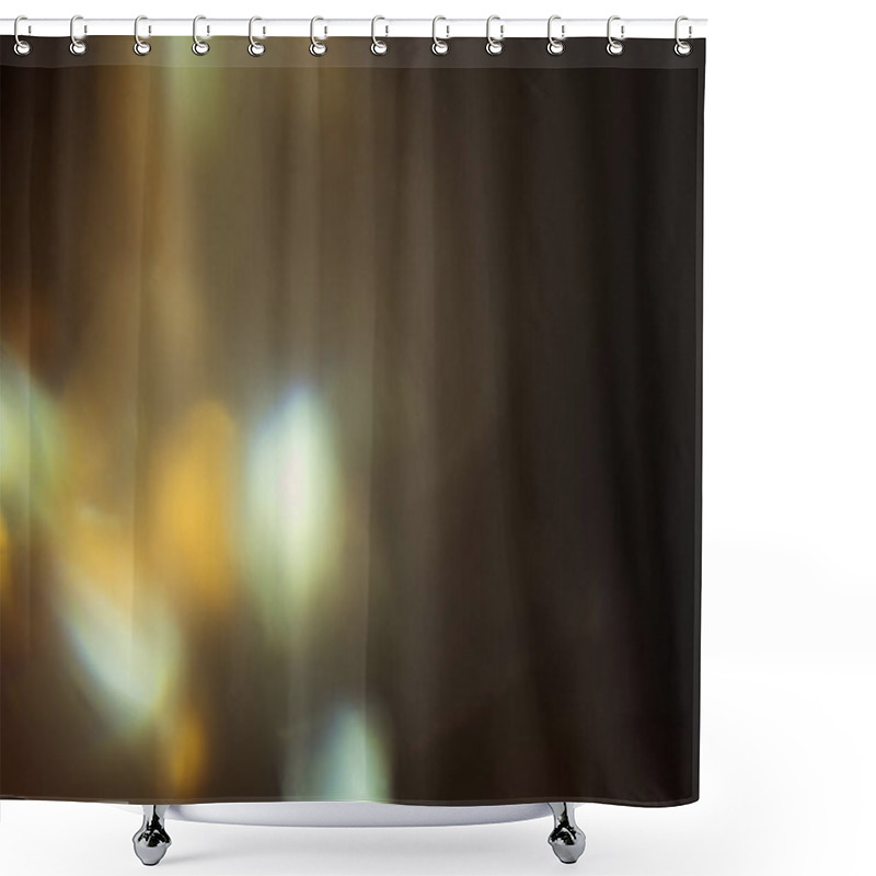 Personality  Blurred Defocused Light Lens Flare Shiny Shower Curtains