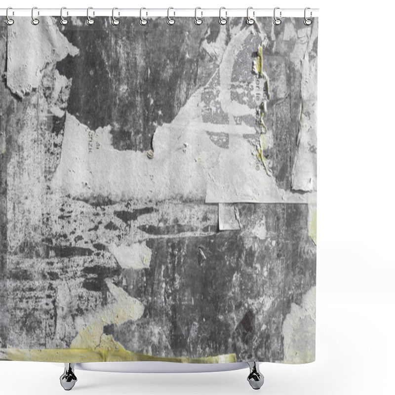 Personality  Old Urban Billboard  Shower Curtains