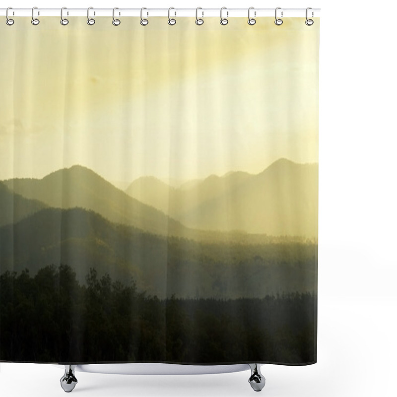 Personality  Rolling Hills Shower Curtains