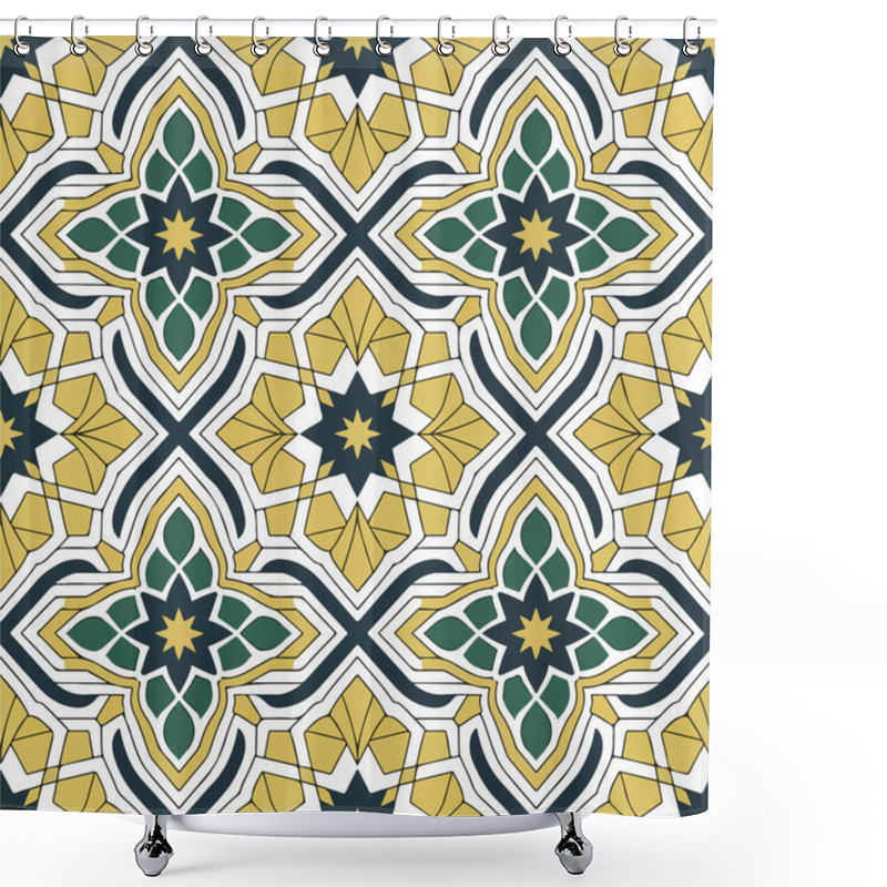 Personality  Timeless Islamic Geometric Motifs. Shower Curtains