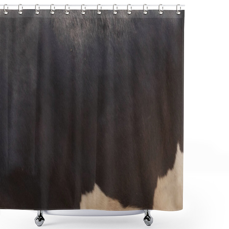 Personality  Genuine Leather Skin Cow For Design.  Shower Curtains