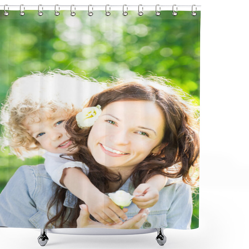 Personality  Mothers Day Shower Curtains