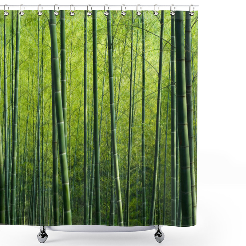 Personality  Bamboo Forest Shower Curtains