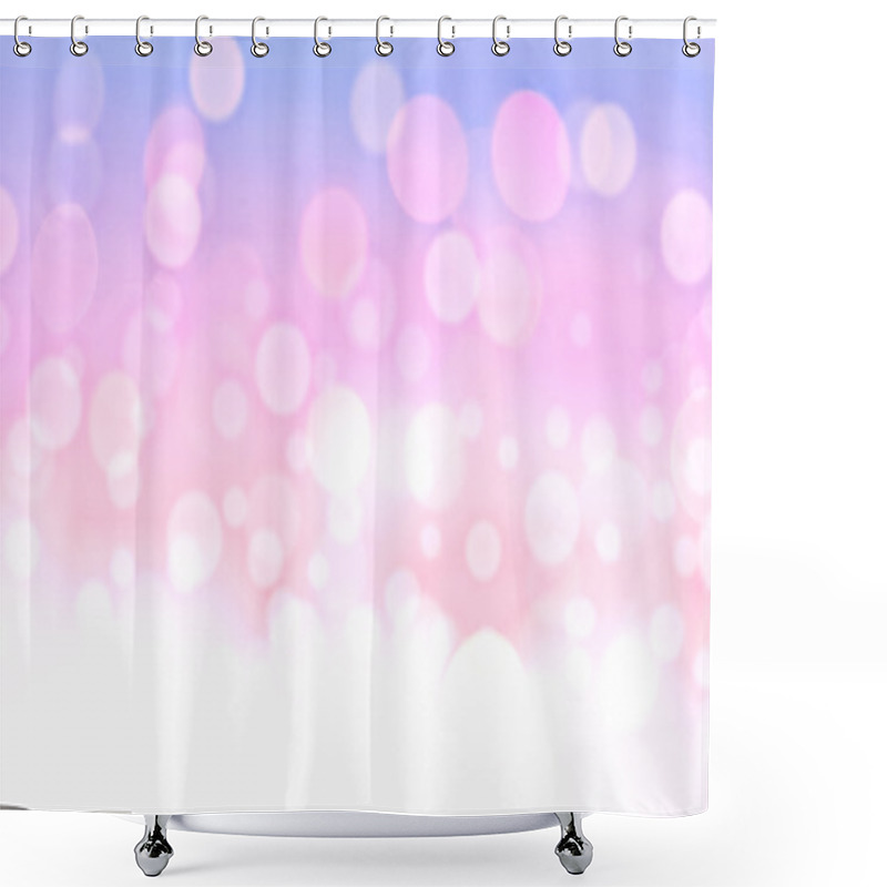 Personality  Abstract Pink Tone Lights Background. Blurred Background. Shower Curtains