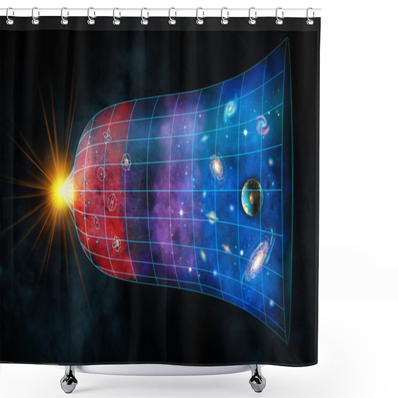 Personality  Expansion Of The Universe Shower Curtains