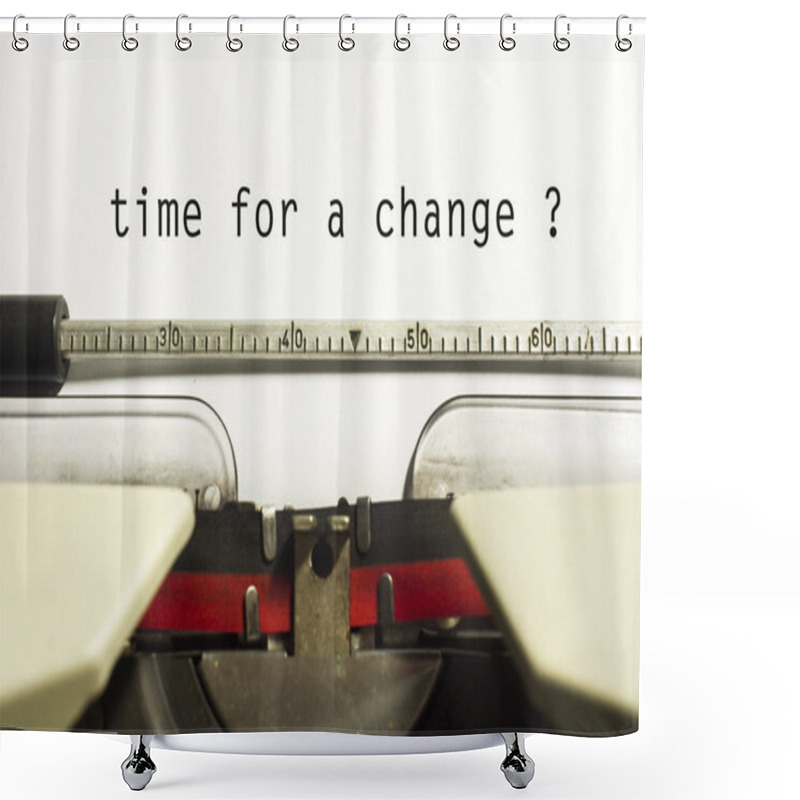 Personality  Time For A Change Shower Curtains