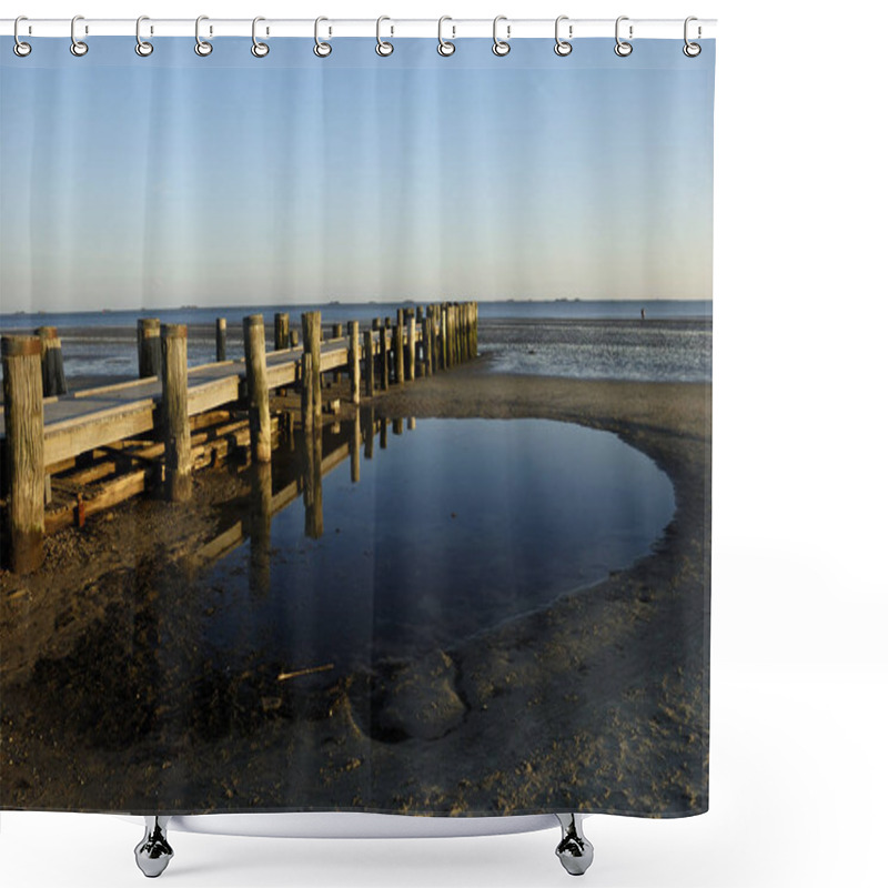 Personality  On The Beach Of Warnemnde  Shower Curtains