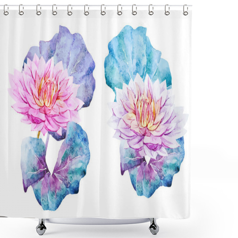 Personality  Lotus Flowers Shower Curtains