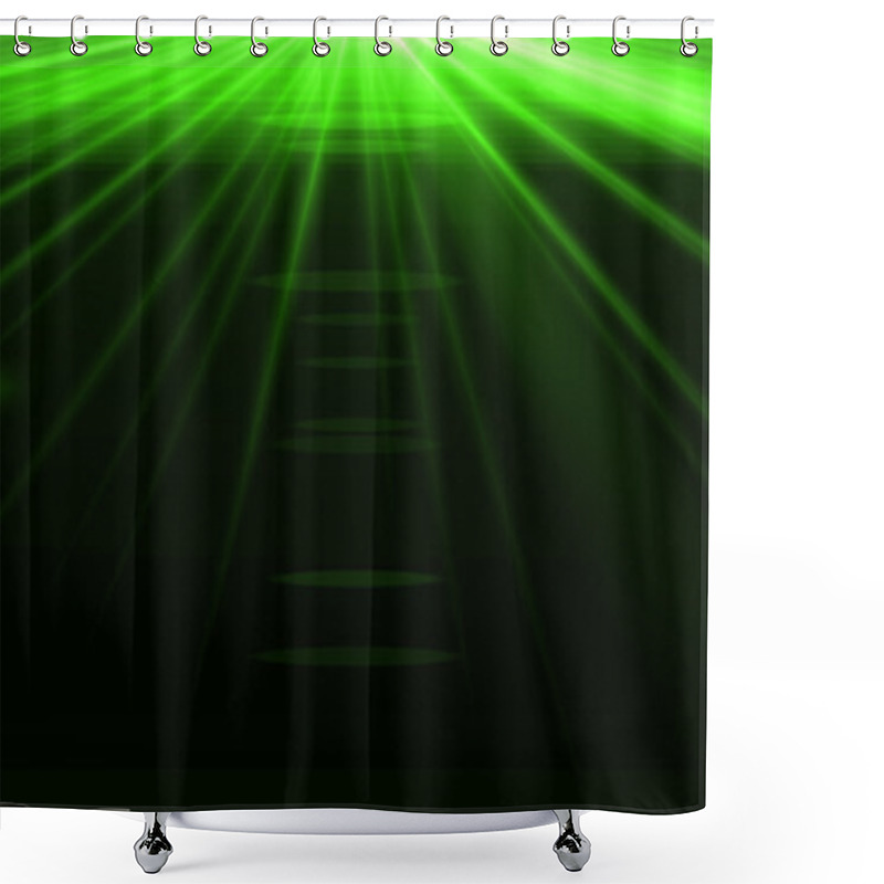 Personality  Lens Flares Shower Curtains