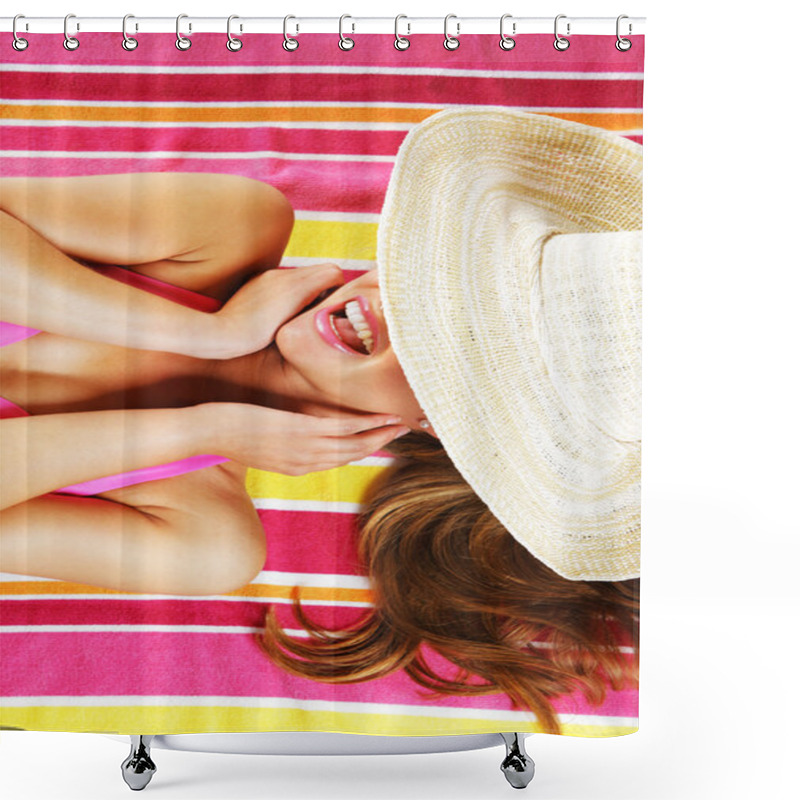 Personality  Summer Girl Shower Curtains