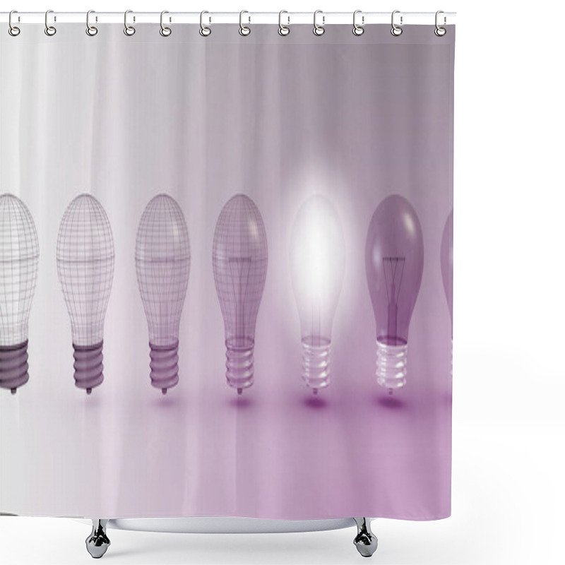 Personality  Design Process Shower Curtains