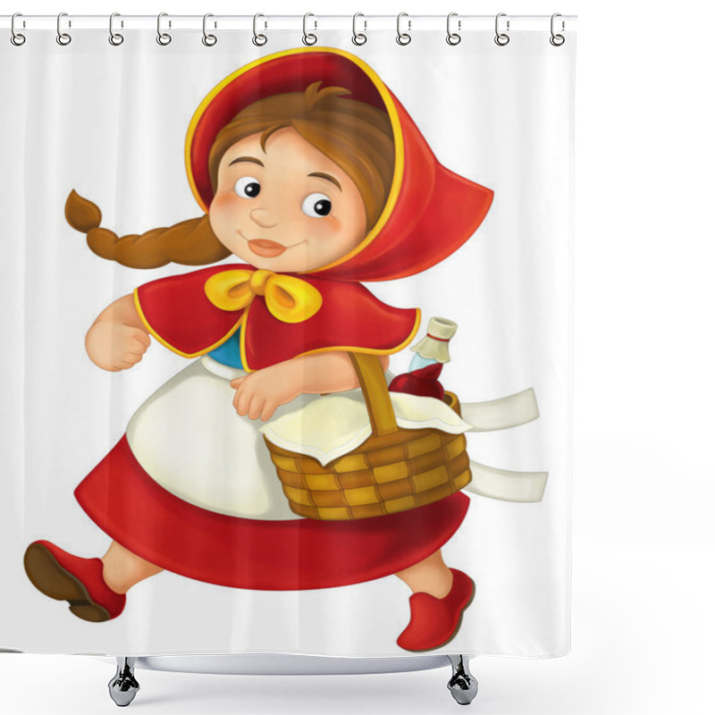 Personality  Red Riding Hood Shower Curtains