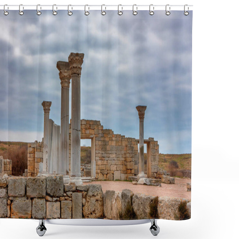 Personality  Chersonesus Ruins In Crimea Shower Curtains