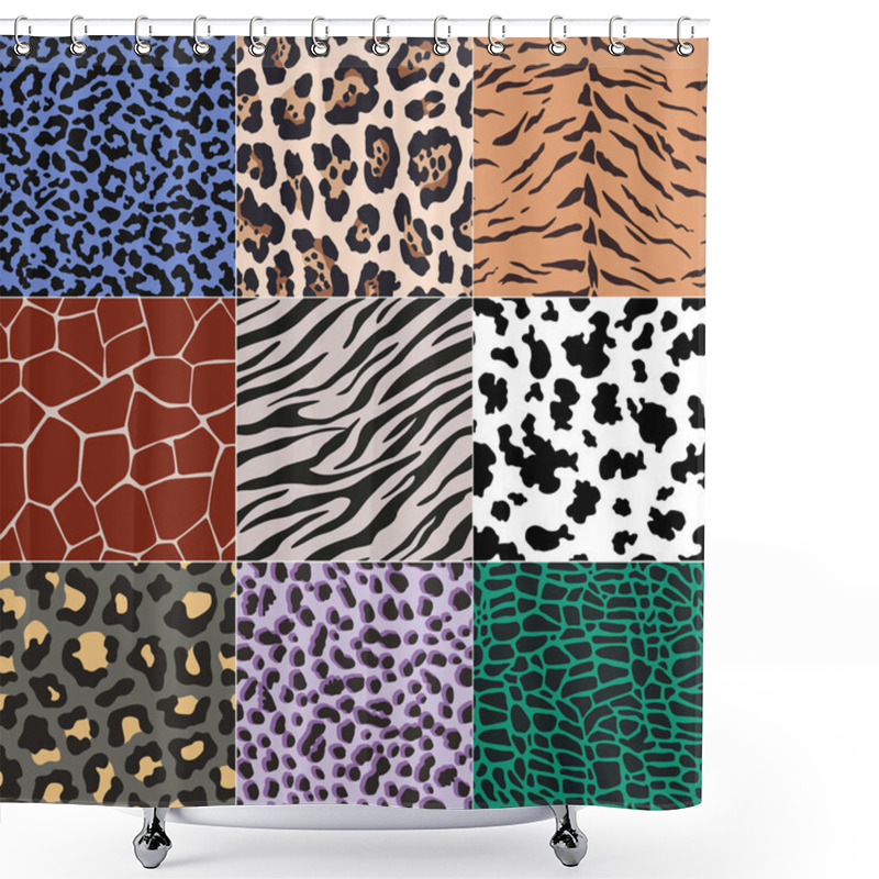 Personality  Wild Animals Print Pattern Shower Curtains