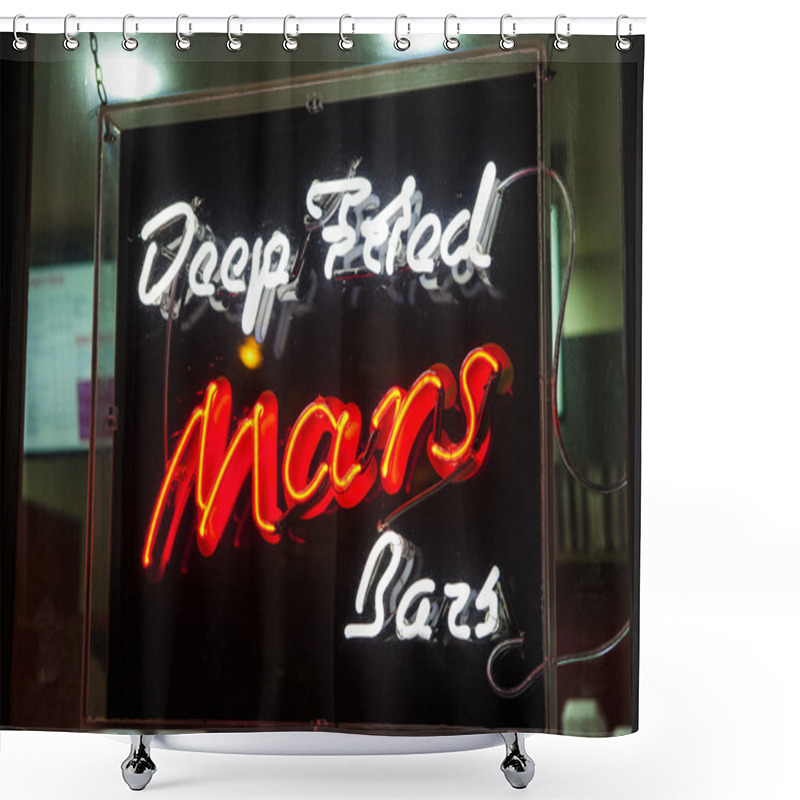 Personality  Deep Fried Mars Bars Shower Curtains