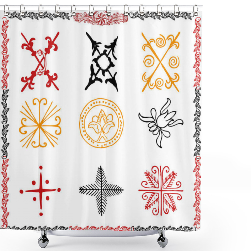 Personality  Traditional Motif Collection Shower Curtains