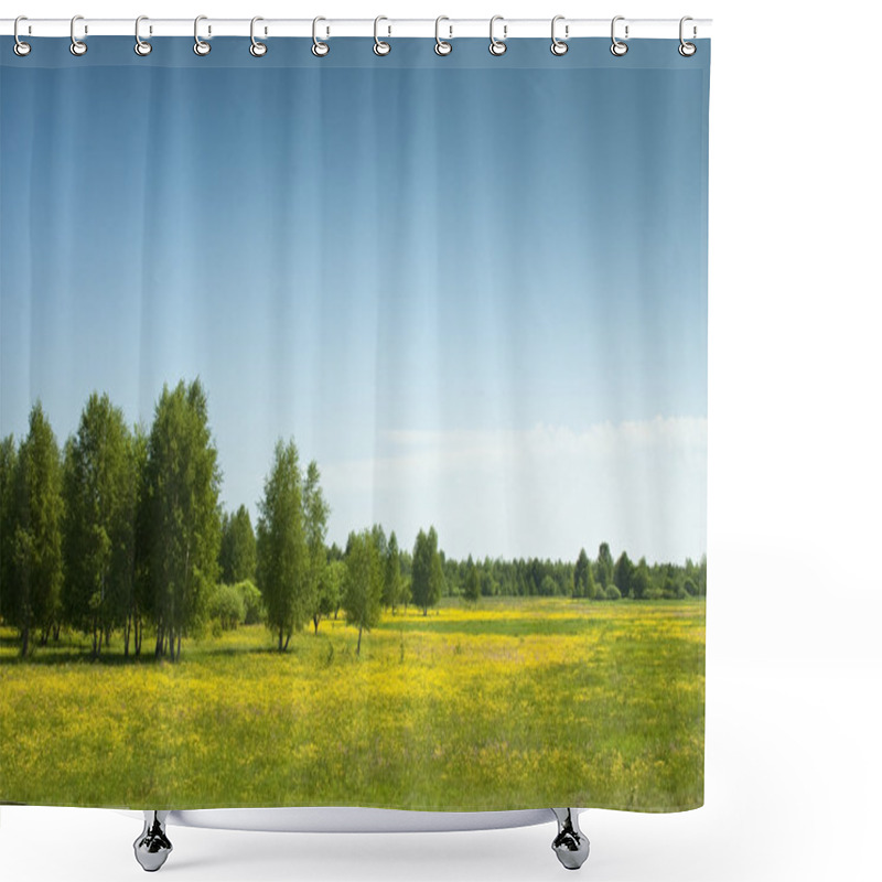 Personality  Summer Spring Fields & Alley Shower Curtains