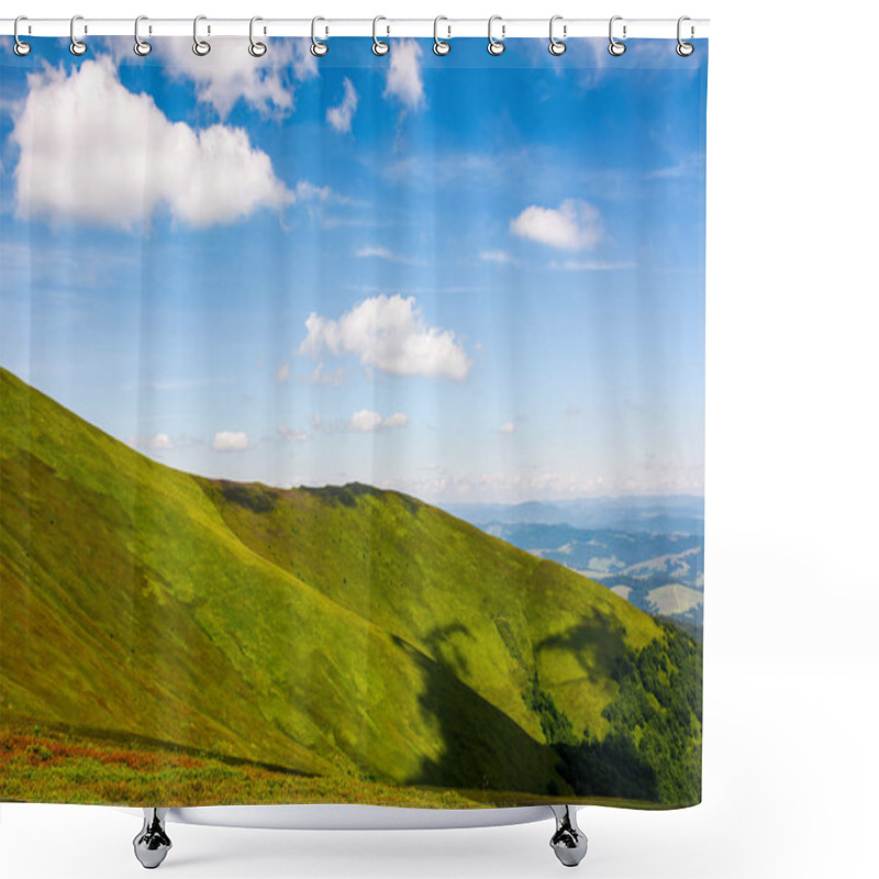 Personality  Beautiful Summer Landscape In Mountains Shower Curtains