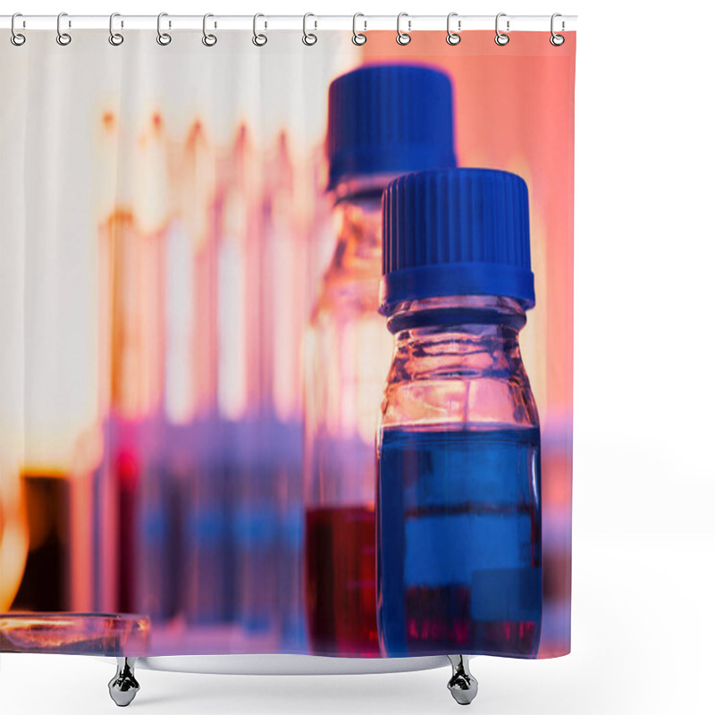 Personality  Scientific Tools At Laboratory Shower Curtains