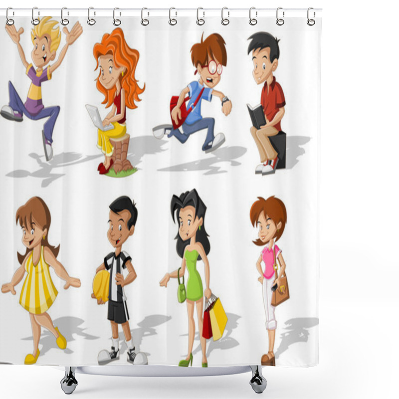 Personality  Teenagers. Shower Curtains