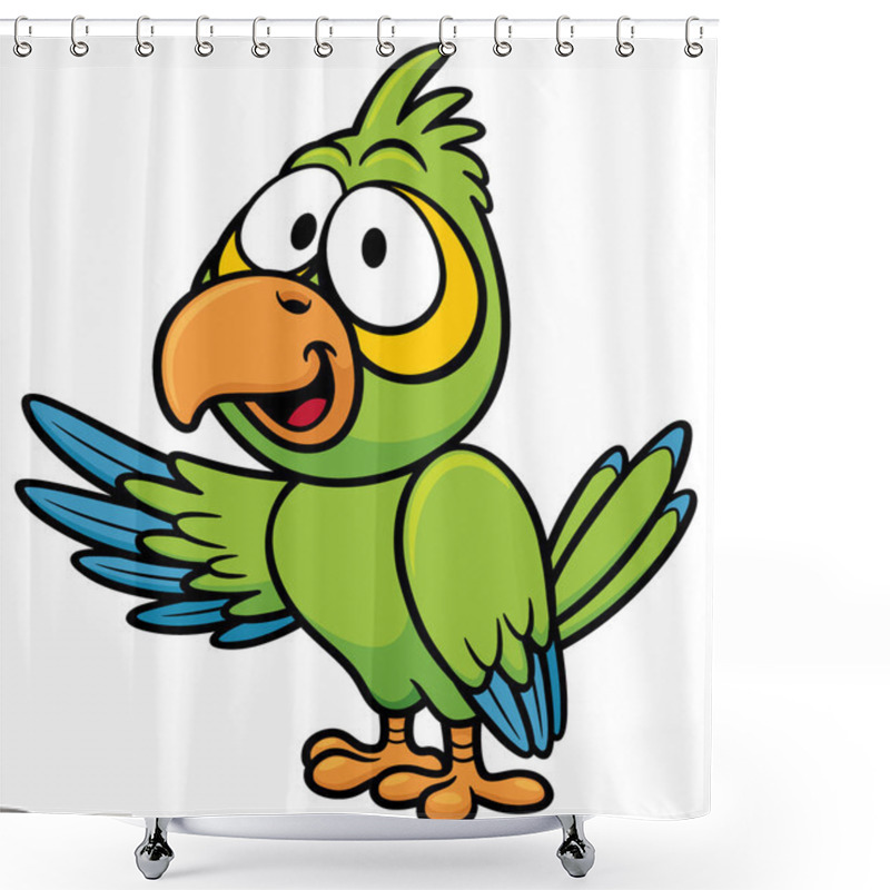 Personality  Parrot Shower Curtains