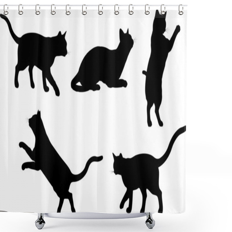 Personality  Cats Shower Curtains