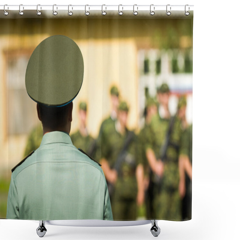 Personality  Russian Army Commander Shower Curtains