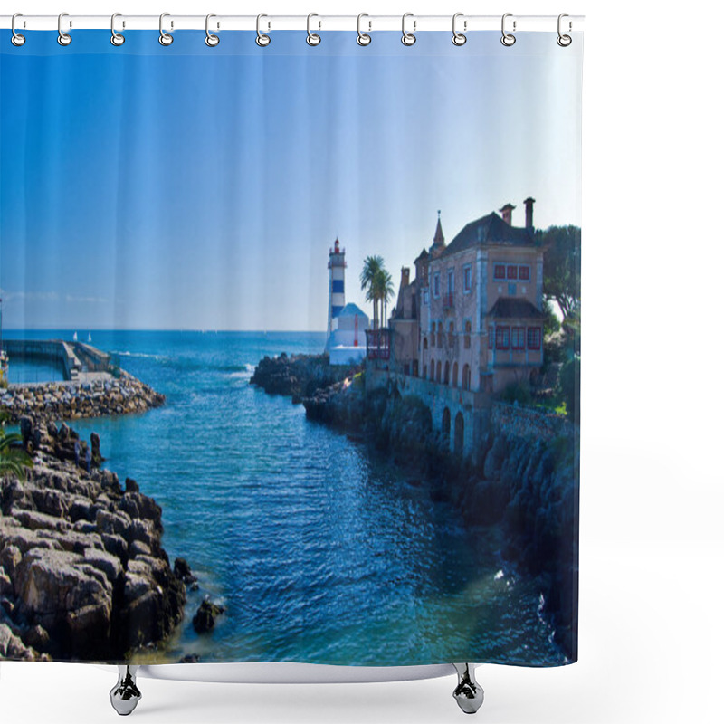 Personality  Lighthouse Shower Curtains