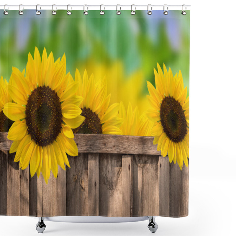 Personality  Sunflowers Shower Curtains