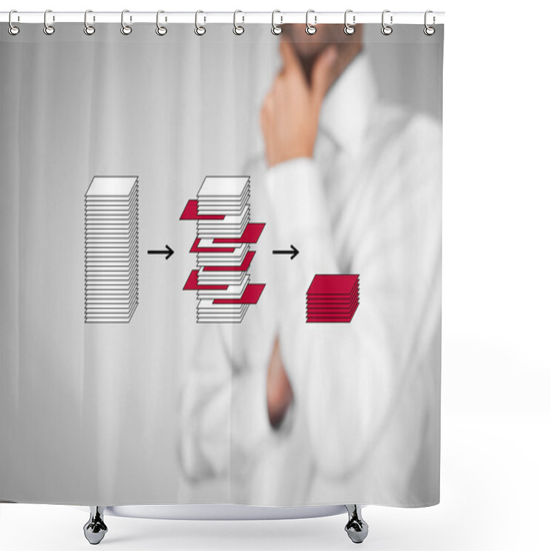 Personality  Data Mining  Process And Big Data Analysis Shower Curtains