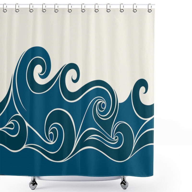 Personality  Abstract Background Shower Curtains