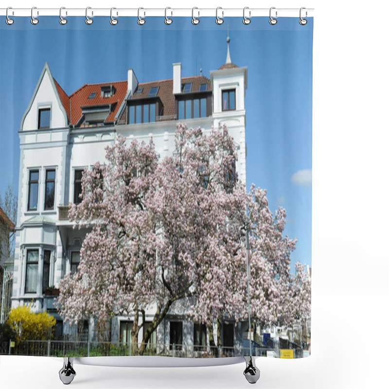 Personality  Different Architecture, Selective Focus  Shower Curtains