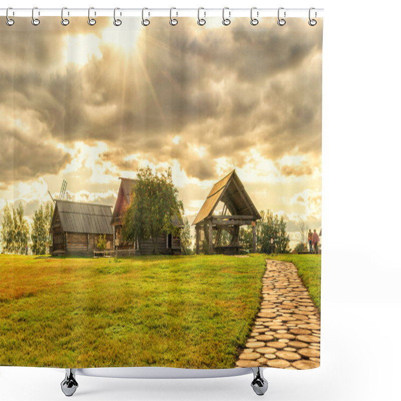 Personality  The Traditional Russian Village In Suzdal Shower Curtains