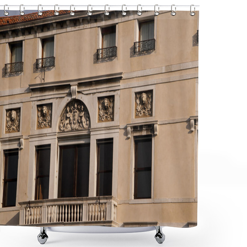 Personality  Ornate Buildings On The Grand Canal In Venice Italy Shower Curtains