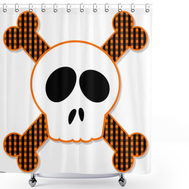 Personality  Skull And Crossbones Shower Curtains